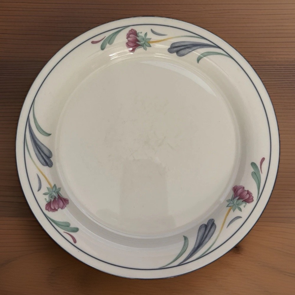 Lenox Poppies on Blue salad plate-Replacement